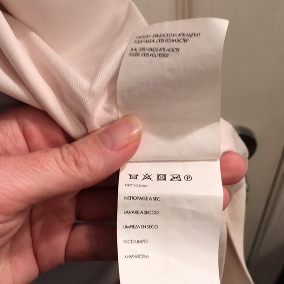 Club Monaco long beige collared vest, size medium - Picture 8 of 10